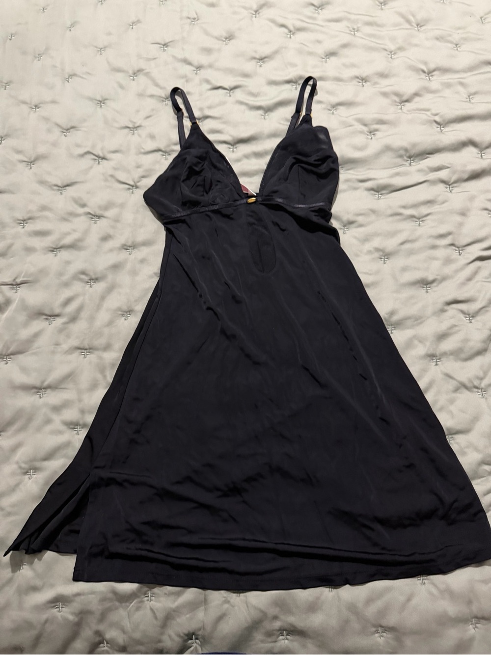 Victoria's Secret Black Slip Chemise